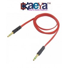 OkaeYa 3.5mm Male to Male Car Auxiliary Cord for Android/iOS Devices (Color may vary)